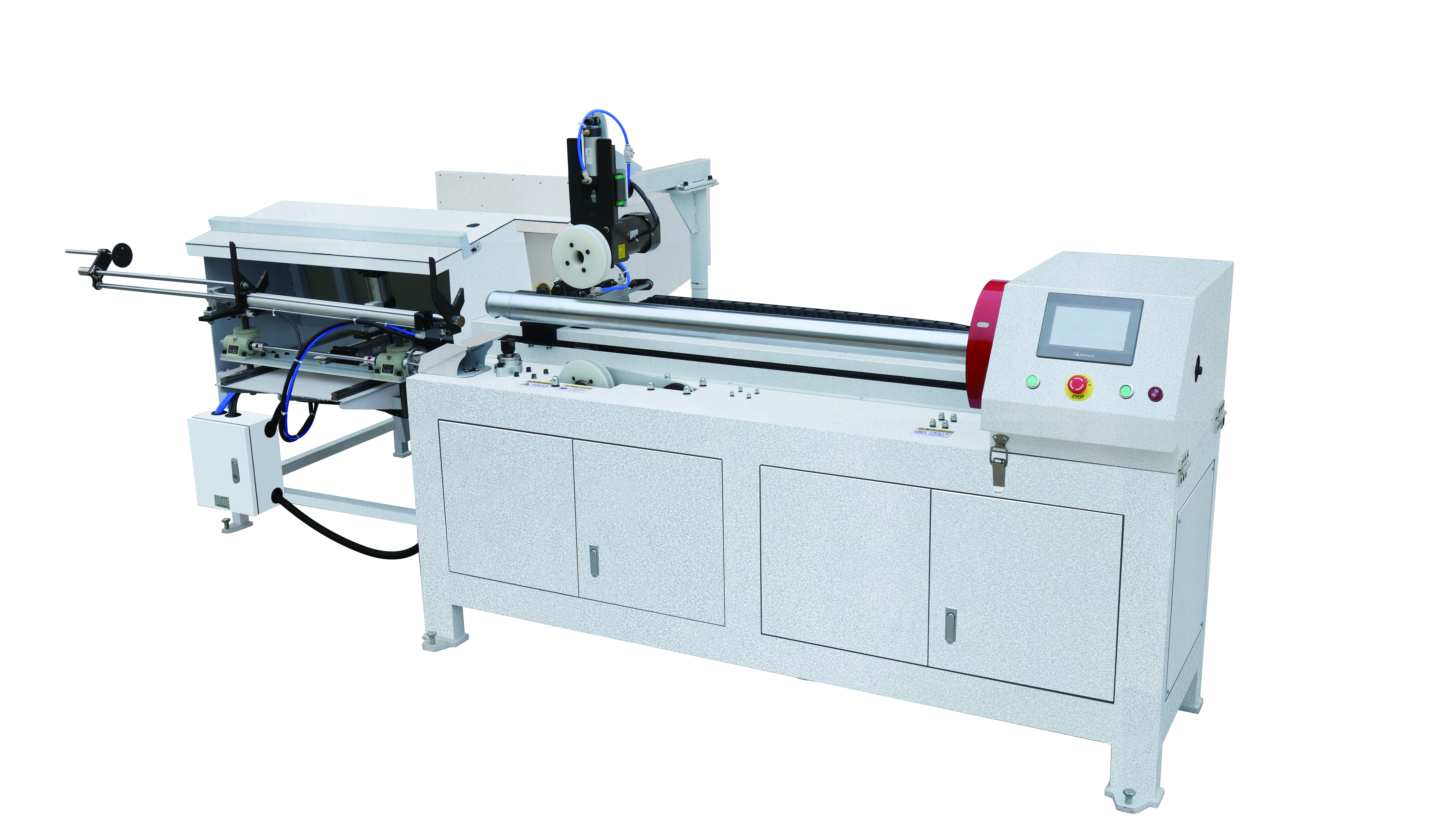 Qgj-1300 CNC Paper Plastic Tube Cutting Machine